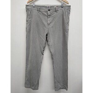 Faherty Stretch Terry 5-Pocket Pants Men's 38x28 Gray Gorpcore Outdoor Comfort